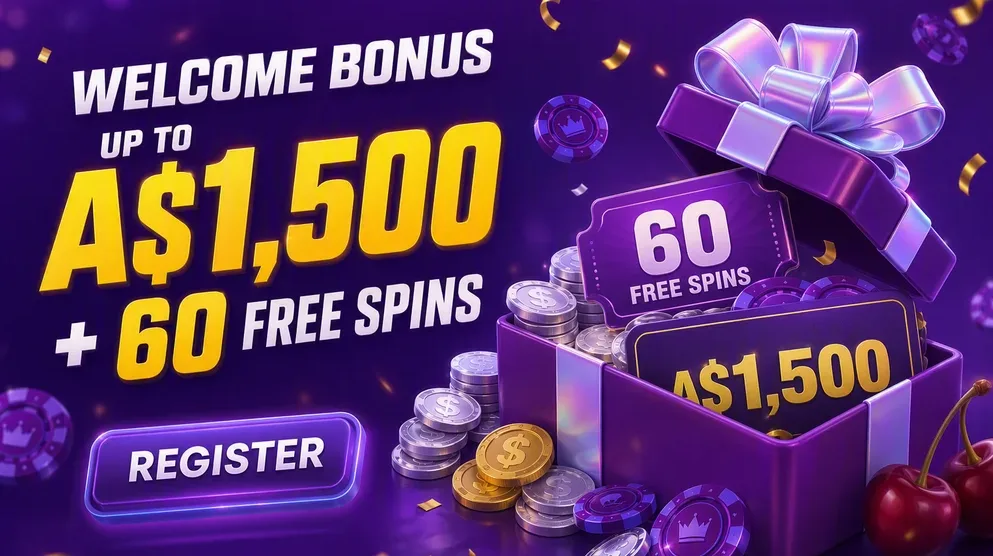 welcome bonus gift box coins AUD